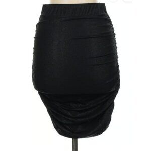 EUC! MIKUTA The Black Glitter Base Skirt XS